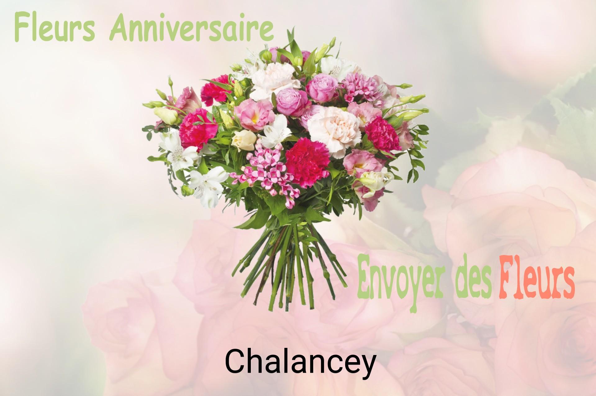 Bouquet de fleurs d’anniversaire livré à Chalancey