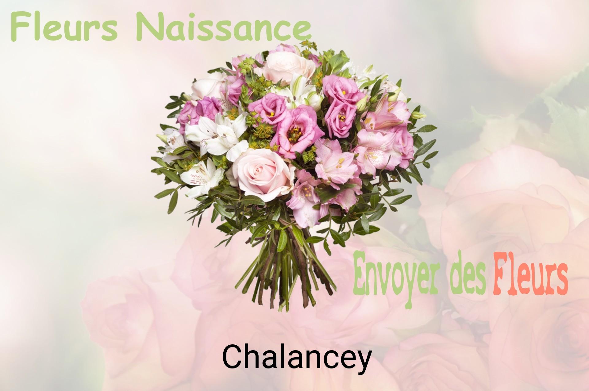 Bouquet de fleurs de naissance livré à Chalancey